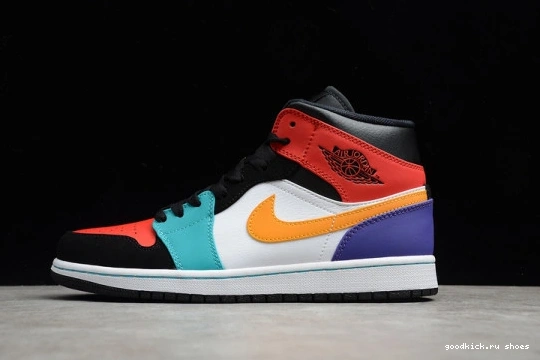 BRED MULTI-COLOR MID JORDAN AIR 1 554724-125 554724-125 0311